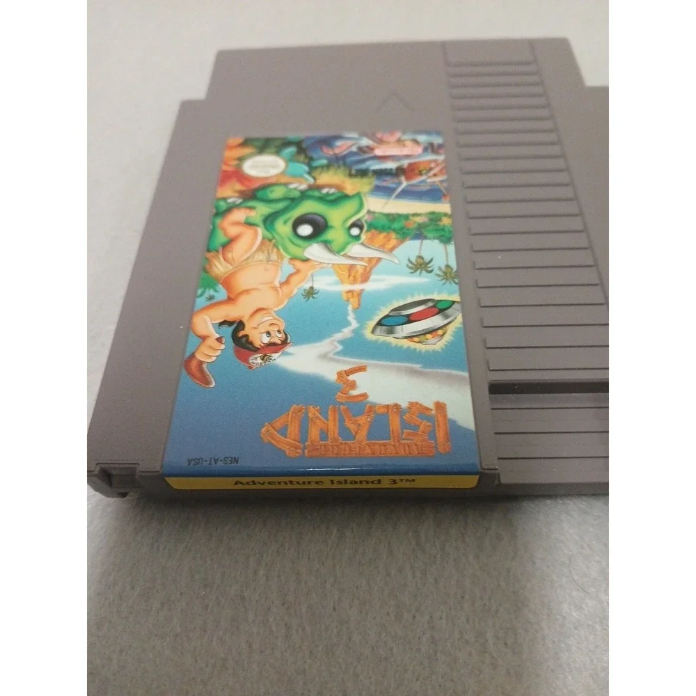 Adventure Island 3 Nintendo Entertainment System NES Video Game Authentic!!